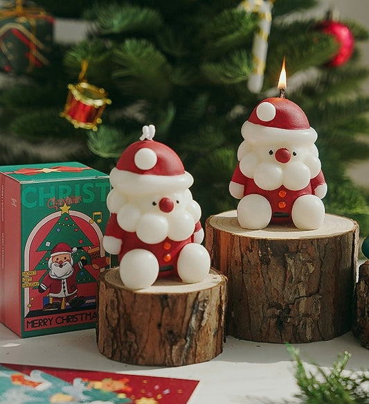 Handmade Santa Christmas Scented Candle