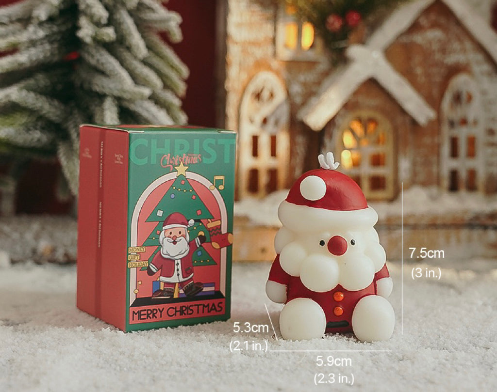 Handmade Santa Christmas Scented Candle