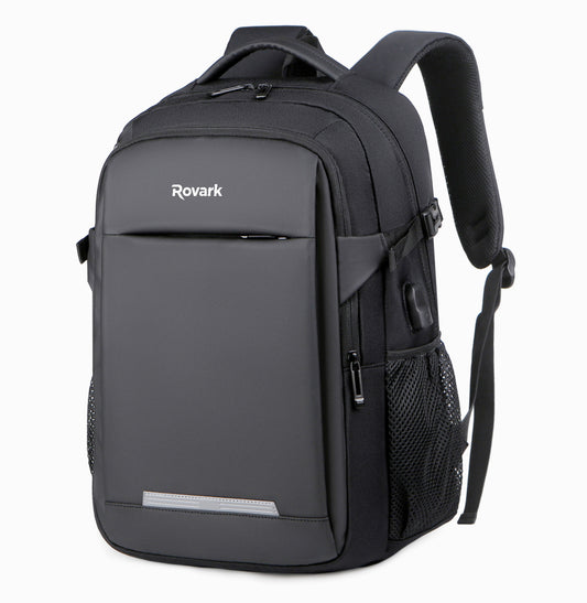 Rovark ProTech Business Laptop Backpack – USB Charging Port, Headphone Cable Port