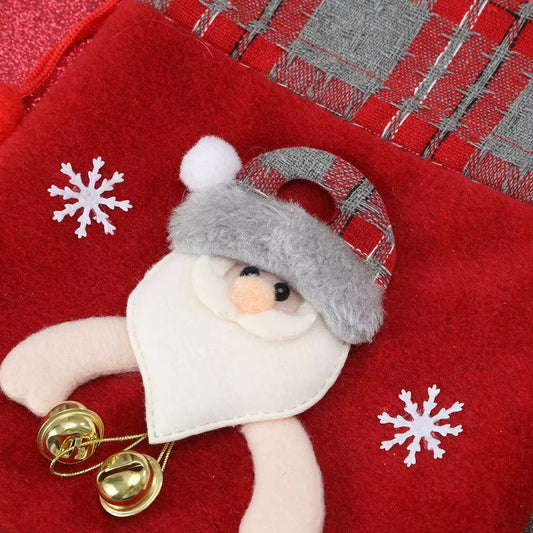 3D Christmas Santa Gift Bag (35×20cm)