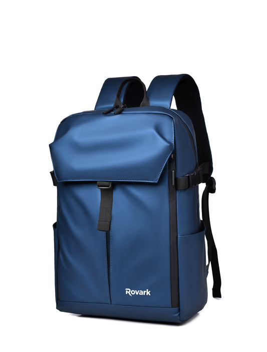 Rovark Sports Backpack - Basketball/Football Compartment Blue