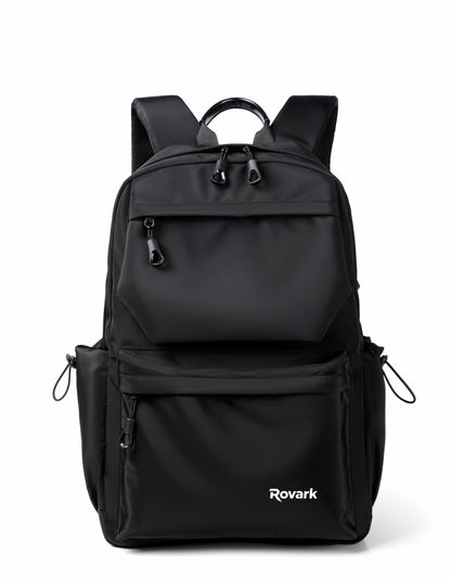 Rovark Slim Casual Backpack – USB Charging Port Black