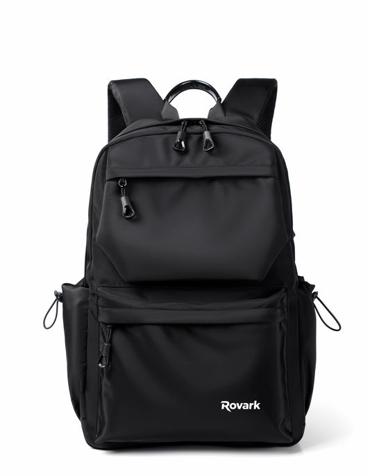 Rovark Slim Casual Backpack – USB Charging Port Black