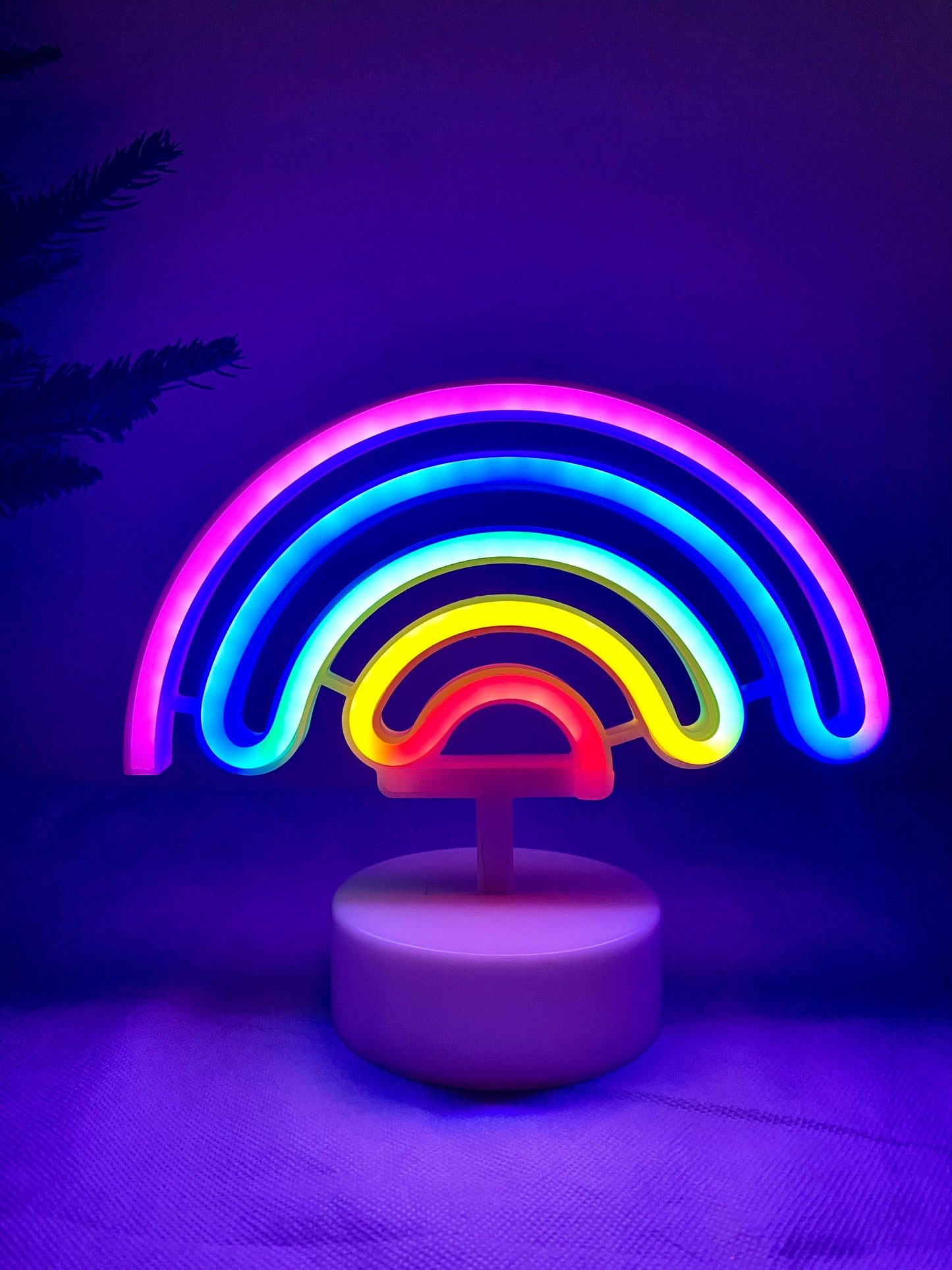 Rainbow Neon Table Light USB/Battery