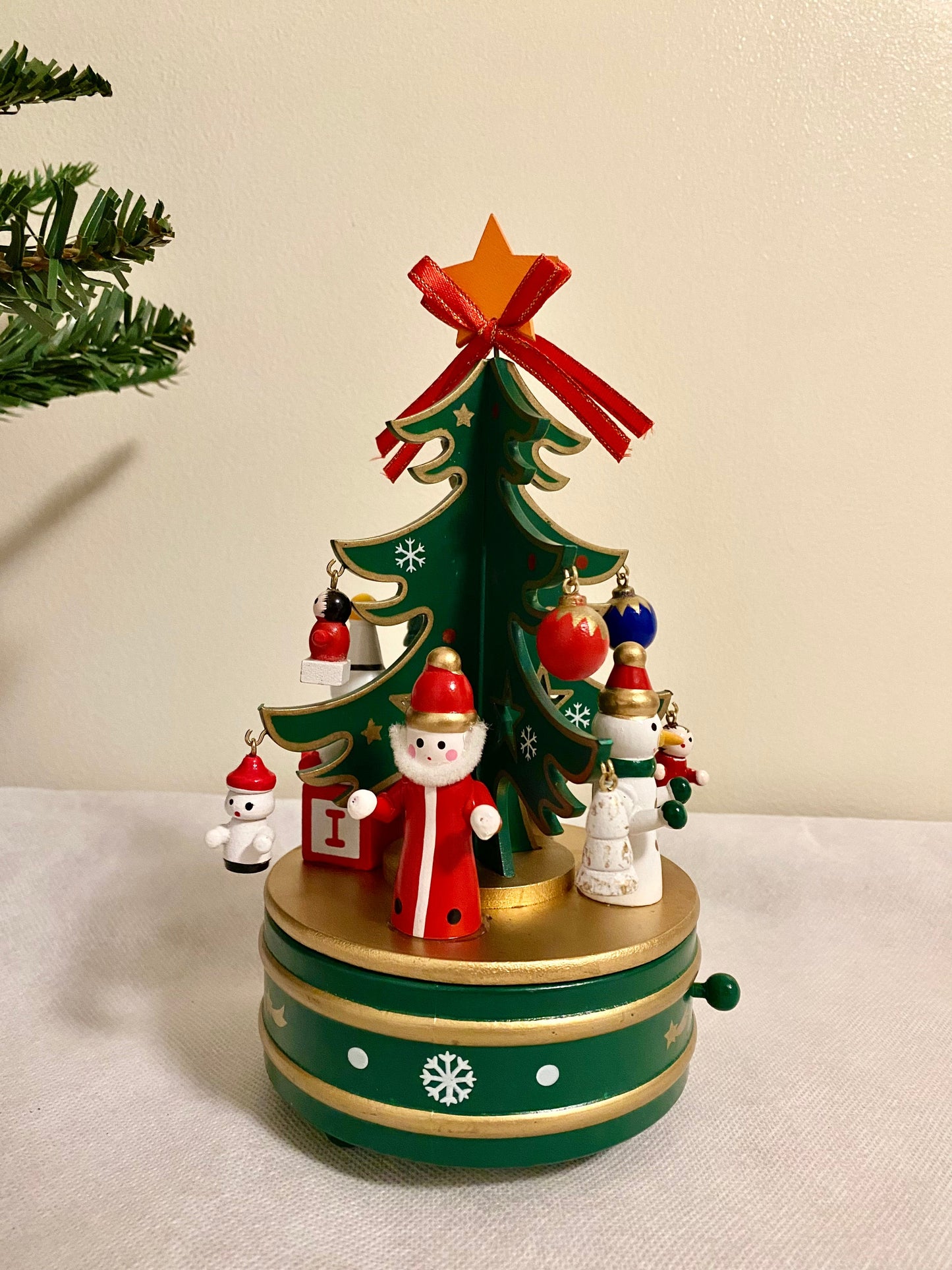 Christmas Tree Wind - Up Music Box