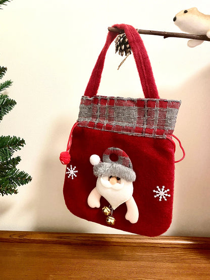 3D Christmas Santa Gift Bag (35×20cm)