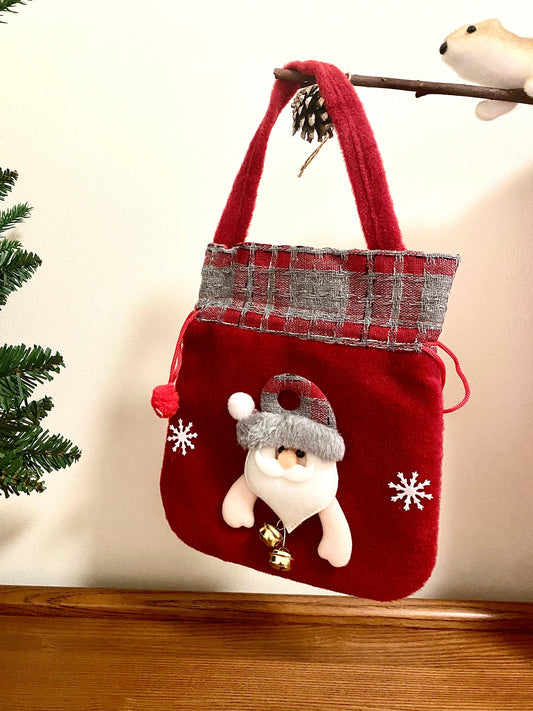 3D Christmas Santa Gift Bag (35×20cm)