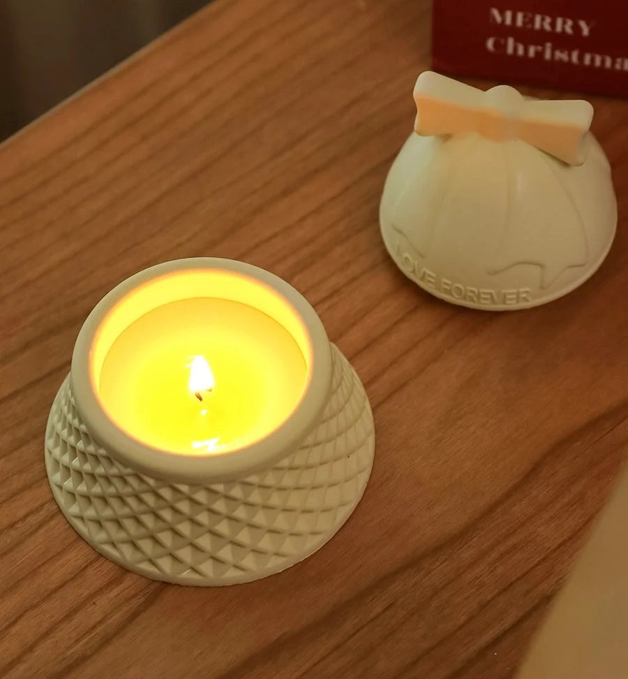 Handmade Christmas Scented Candle set (Gift, 3pcs)