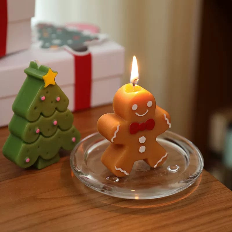 Handmade Christmas Scented Candle set (Gift, 4pcs)