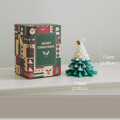 Handmade Soy Blend Scented Candle（Christmas Tree-Green）