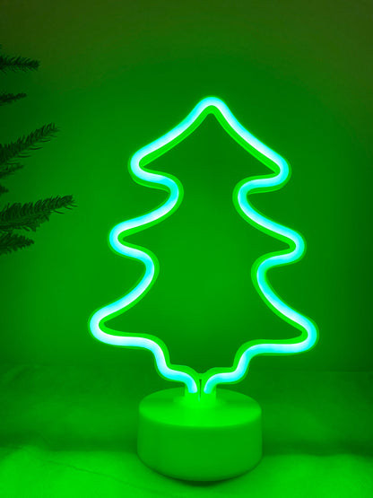 Christmas Tree Neon Table Lamp USB/Battery
