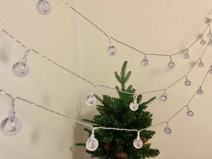 Colorful Bubble Ball String Lights - 6M Length with 40 Lights