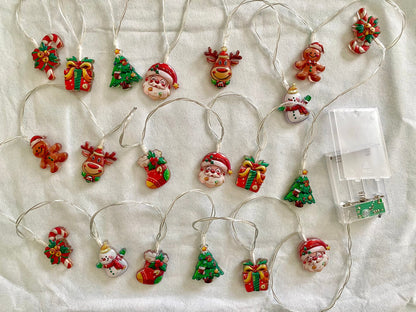 Christmas Character String Lights - 6M Length with 40 Lights