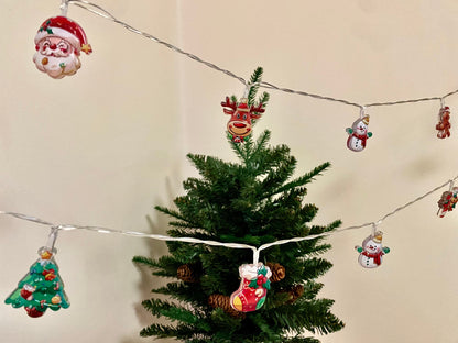 Christmas Character String Lights - 6M Length with 40 Lights