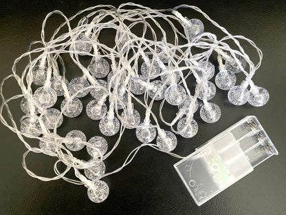 Colorful Bubble Ball String Lights - 6M Length with 40 Lights