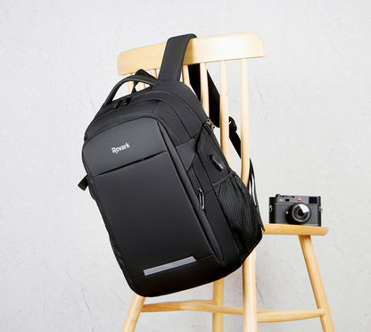 Rovark ProTech Business Laptop Backpack – USB Charging Port, Headphone Cable Port