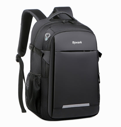 Rovark ProTech Business Laptop Backpack – USB Charging Port, Headphone Cable Port