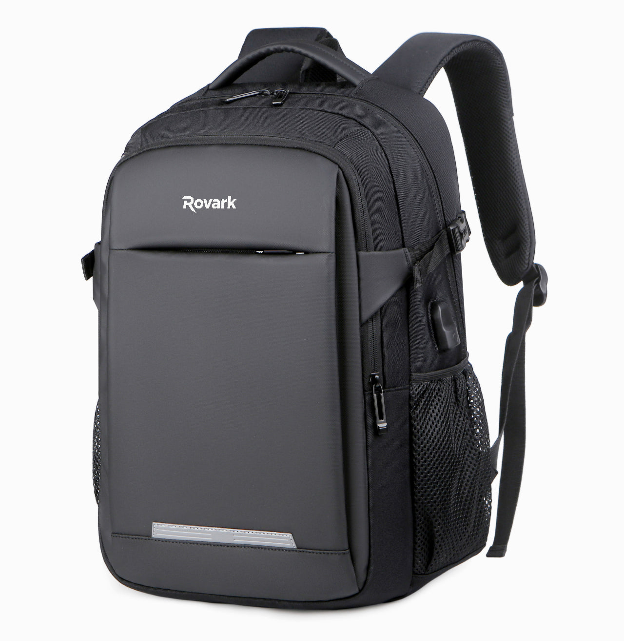Rovark ProTech Business Laptop Backpack – USB Charging Port, Headphone Cable Port