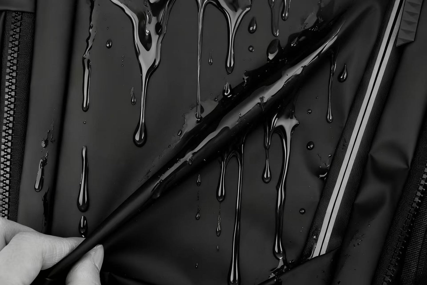 Rovark Slim Casual  Backpack Black