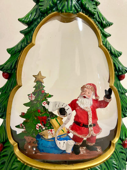 Magical Christmas Tree Snow Globe Music Box (Dreamy Lights & Auto-Snow) USB/Battery