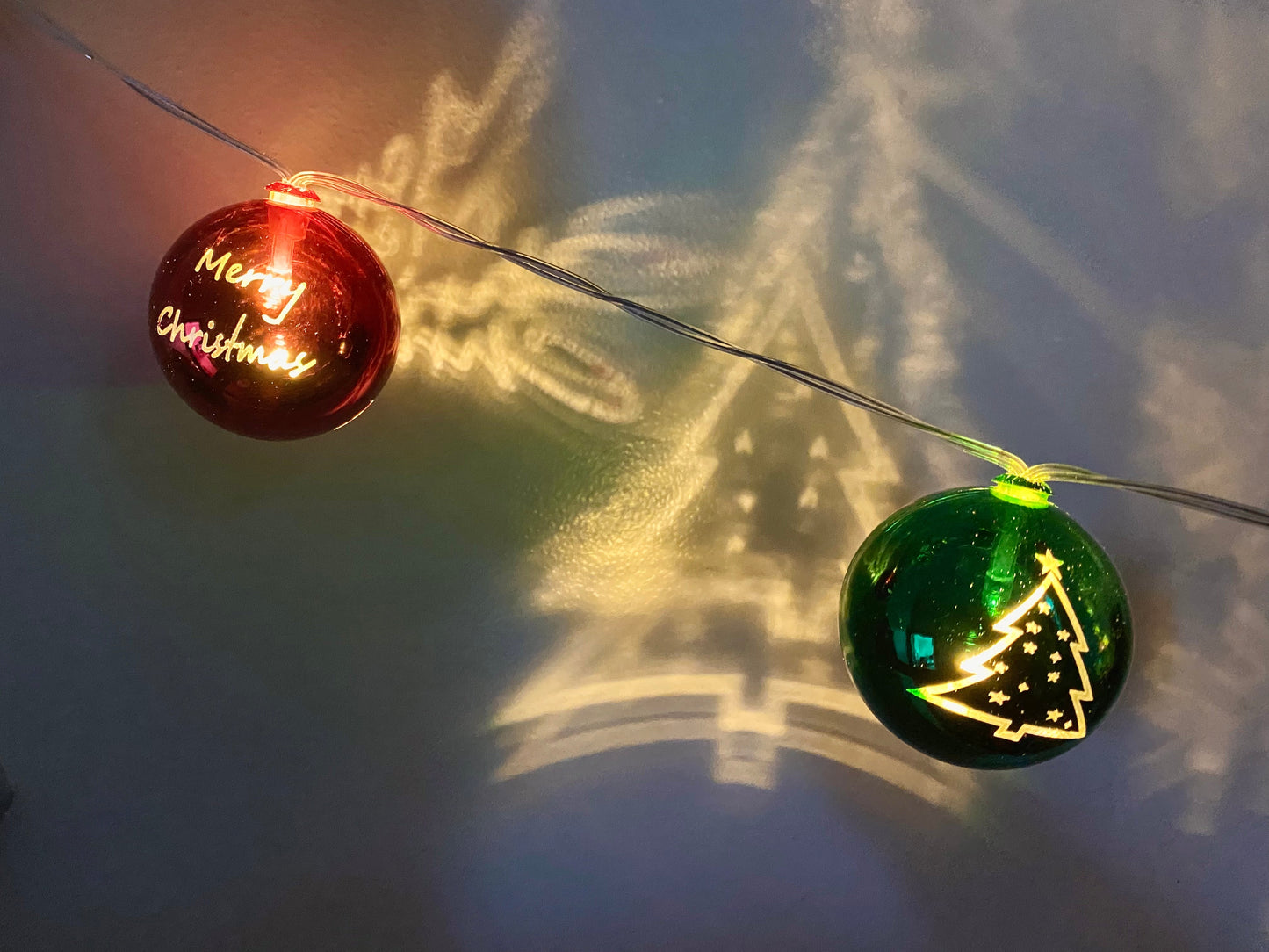 Christmas Ball String Lights - 3M Length with 20 Lights-USB