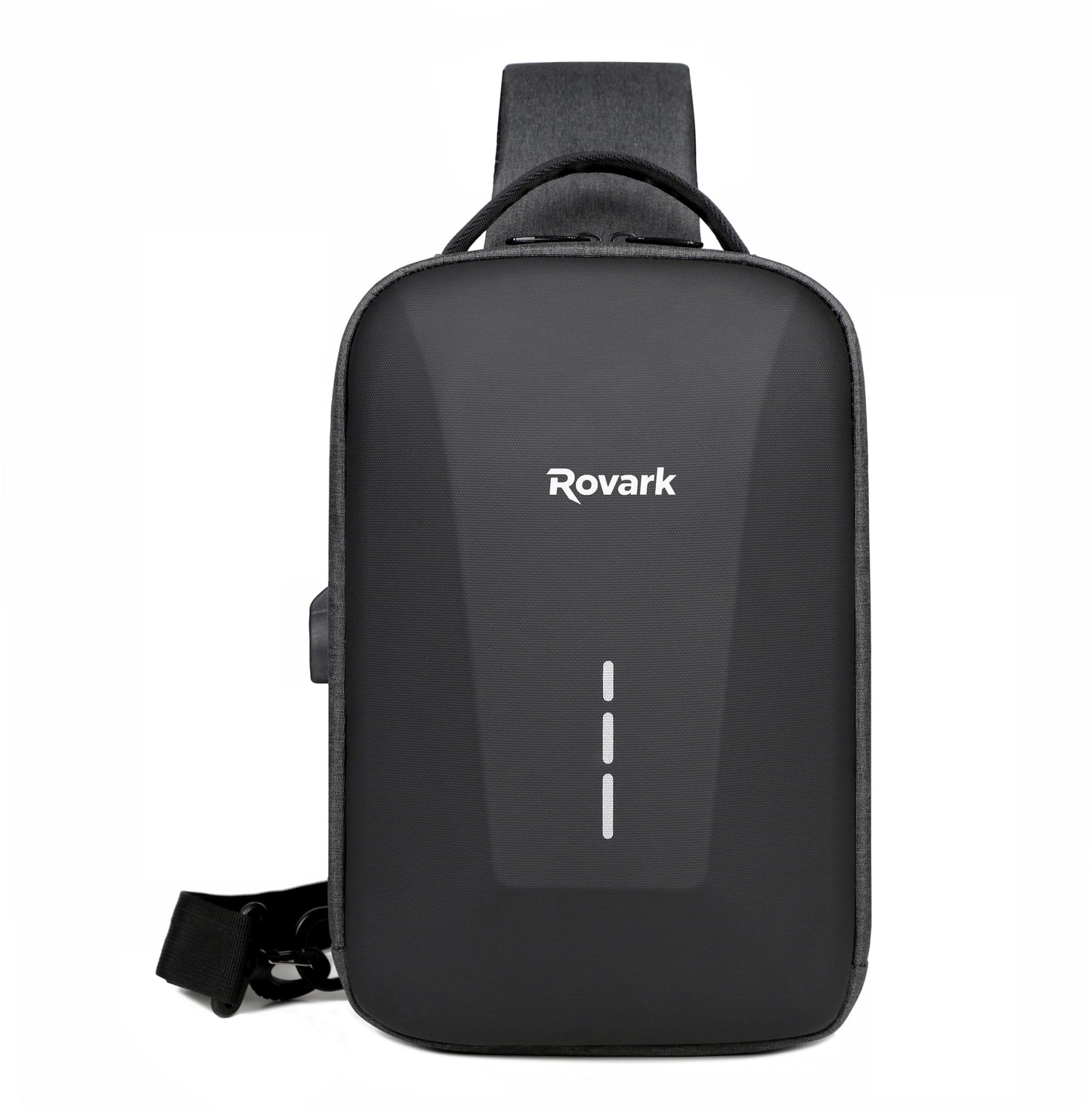 Rovark UrbanSling Bag with Combination lock, USB Charging Port