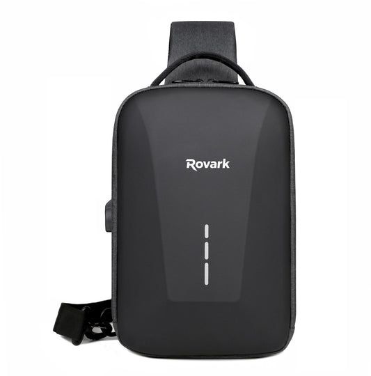 Rovark UrbanSling Bag with Combination lock, USB Charging Port