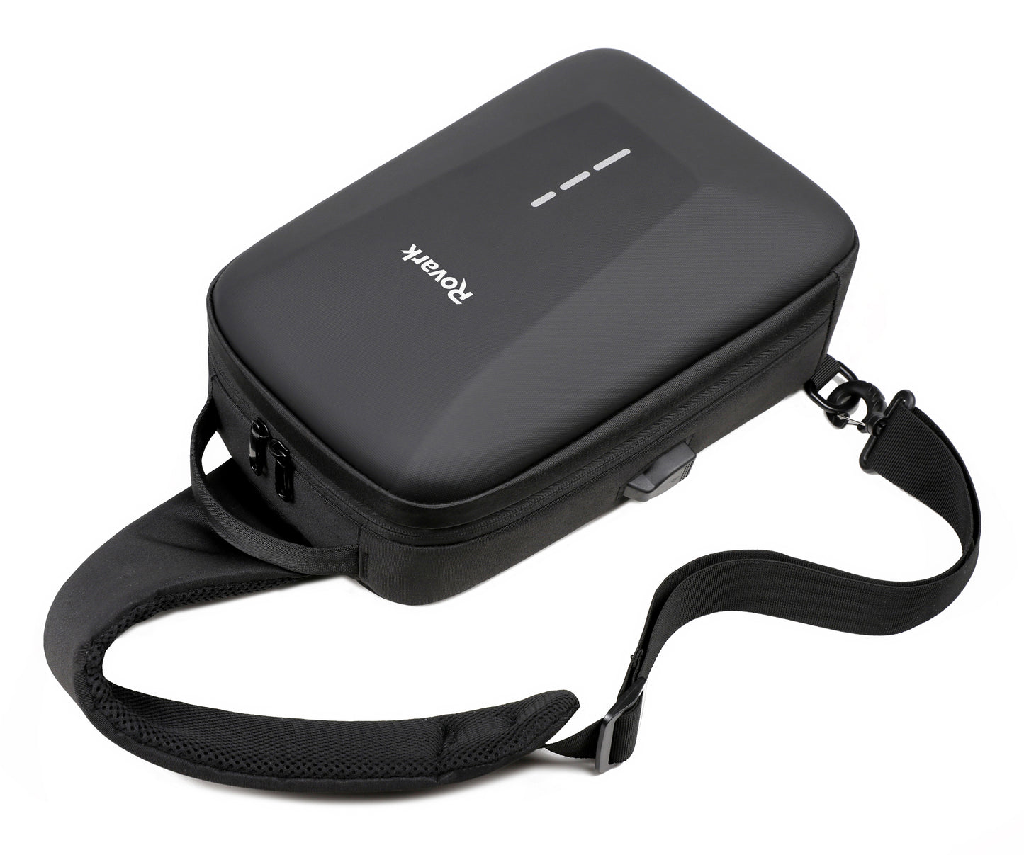 Rovark UrbanSling Bag with Combination lock, USB Charging Port