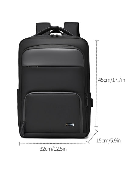 Rovark ProTech Travel Backpack with Shoe Compartment – USB Charging Port