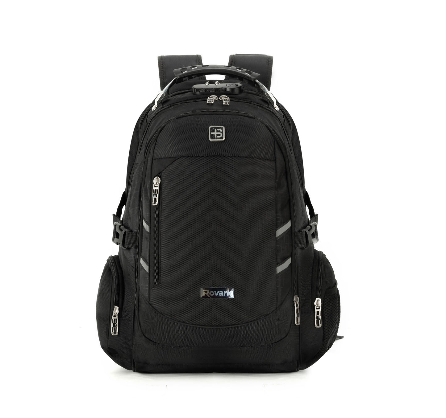 Rovark ProTech Backpack – USB Charging Port, Combination Lock, Rain Cover