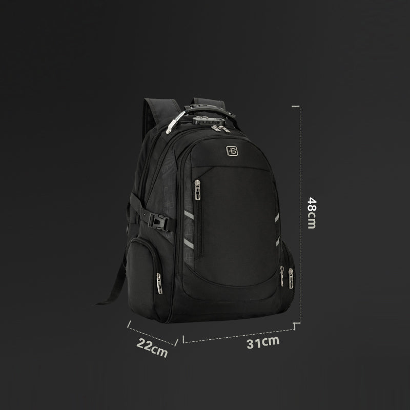 Rovark ProTech Backpack – USB Charging Port, Combination Lock, Rain Cover