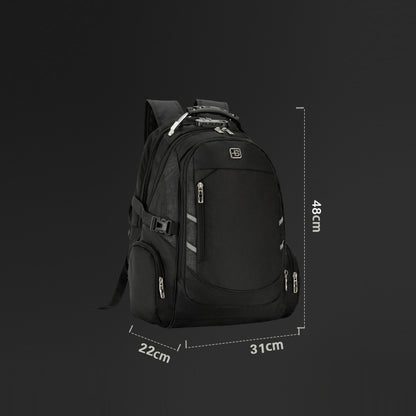 Rovark ProTech Backpack – USB Charging Port, Combination Lock, Rain Cover