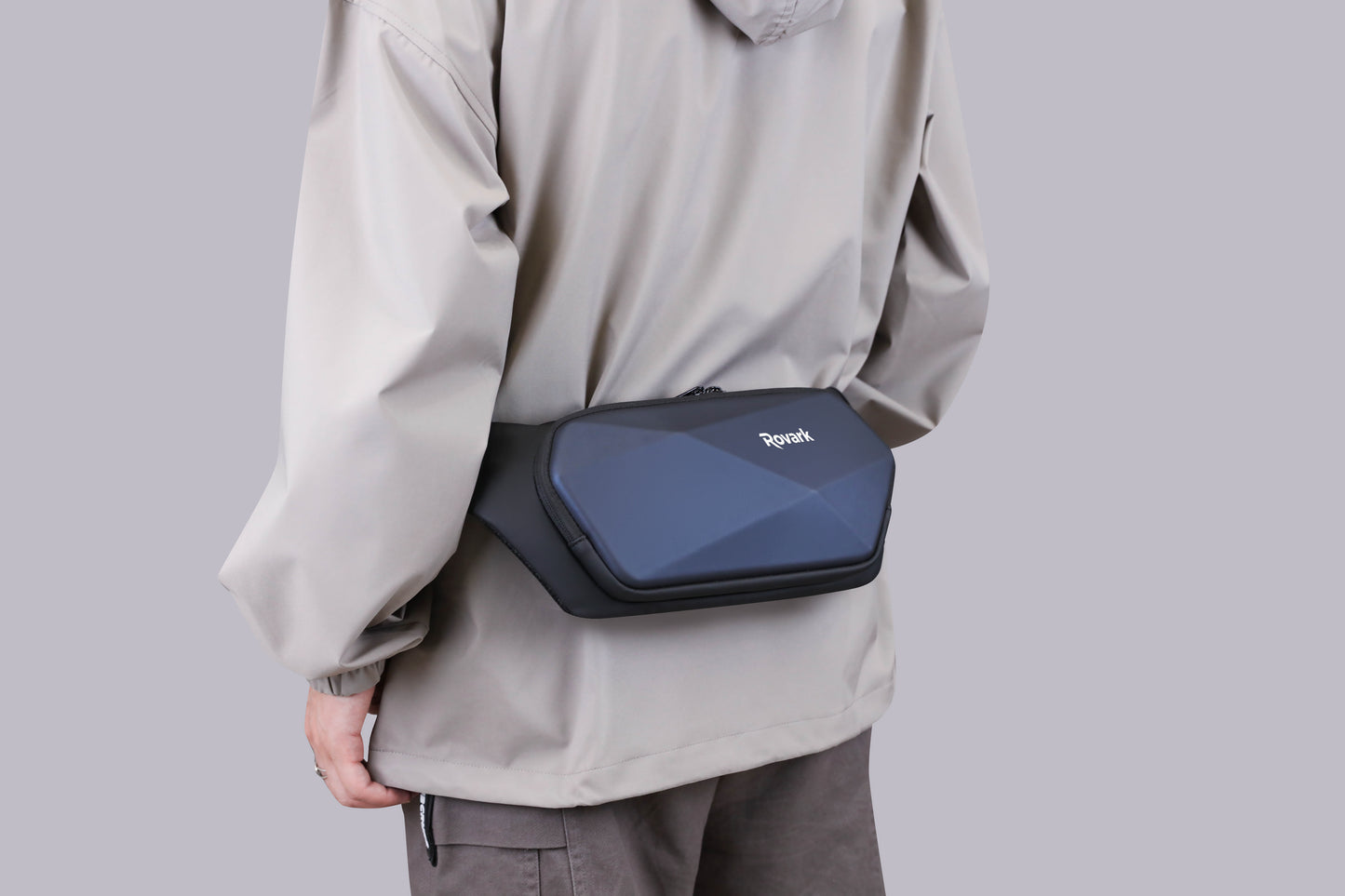 Rovark UrbanSling — Geometric Hard-Shell Sling Bag