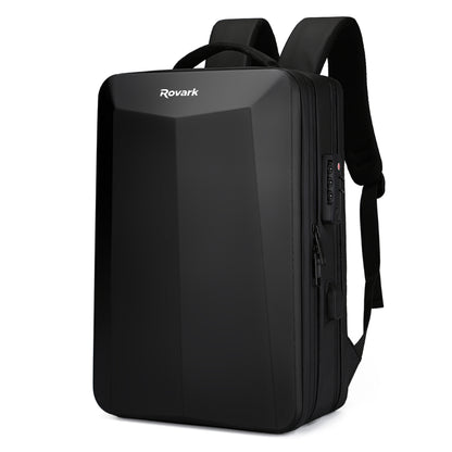 Rovark ProTech Travel Backpack - Combination Lock, USB Charging Port
