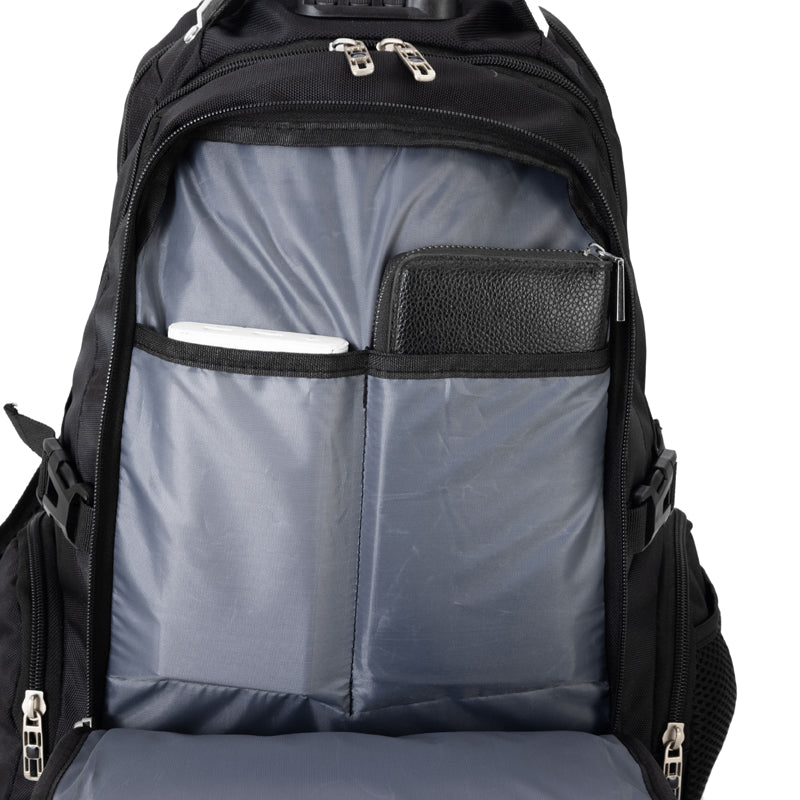 Rovark ProTech Backpack – USB Charging Port, Combination Lock, Rain Cover