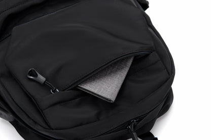 Rovark Slim Casual Backpack – USB Charging Port Black