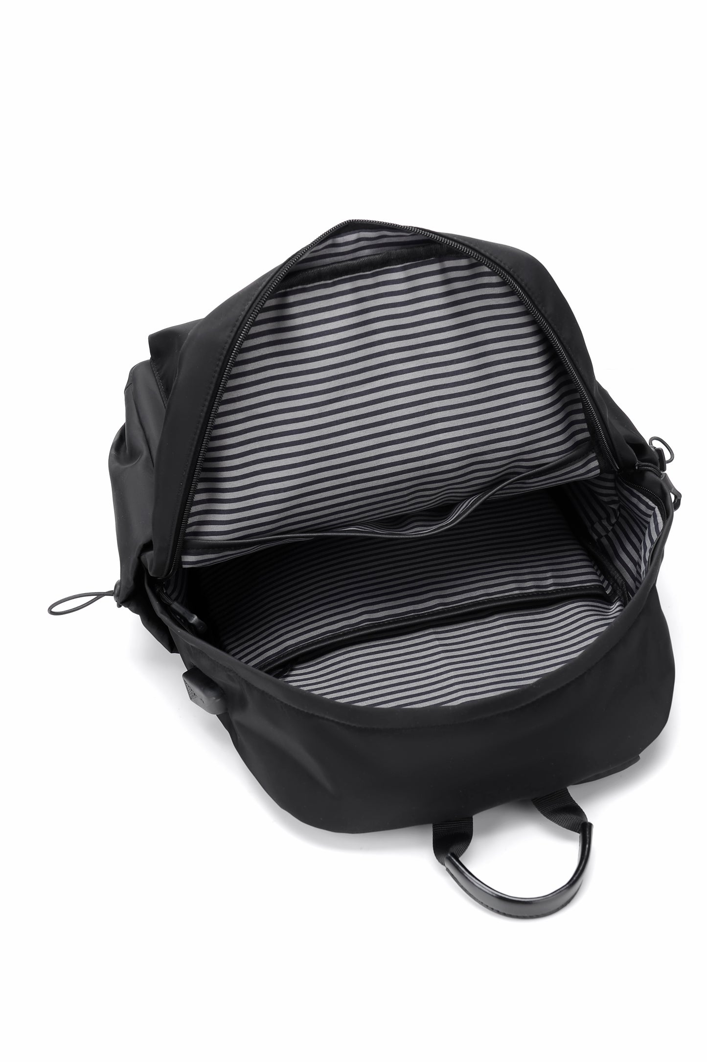 Rovark Slim Casual Backpack – USB Charging Port Black