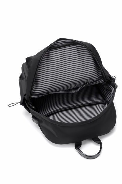 Rovark Slim Casual Backpack – USB Charging Port Black