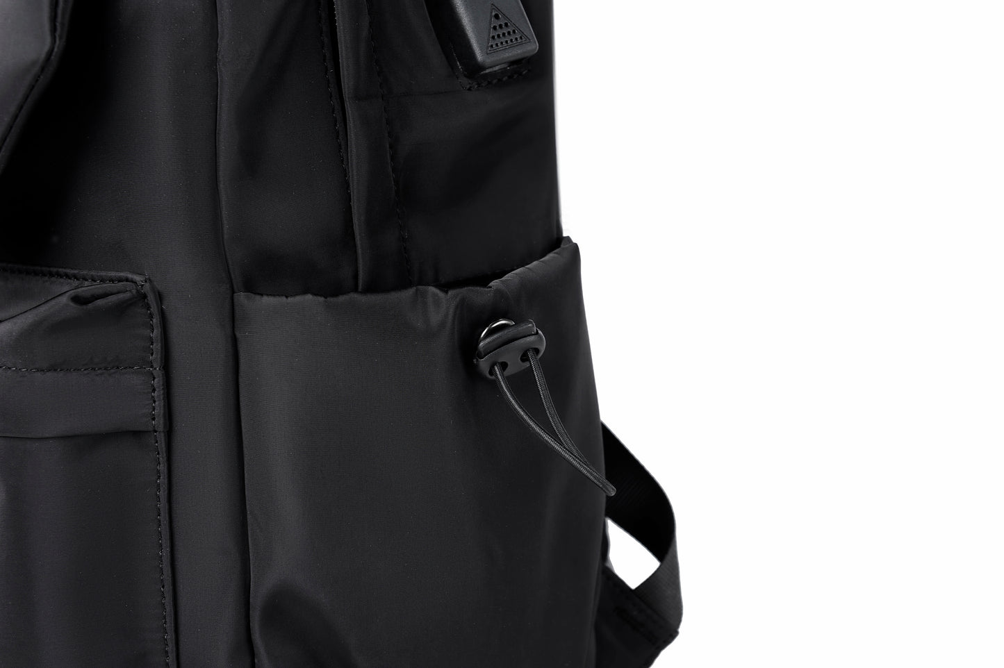 Rovark Slim Casual Backpack – USB Charging Port Black