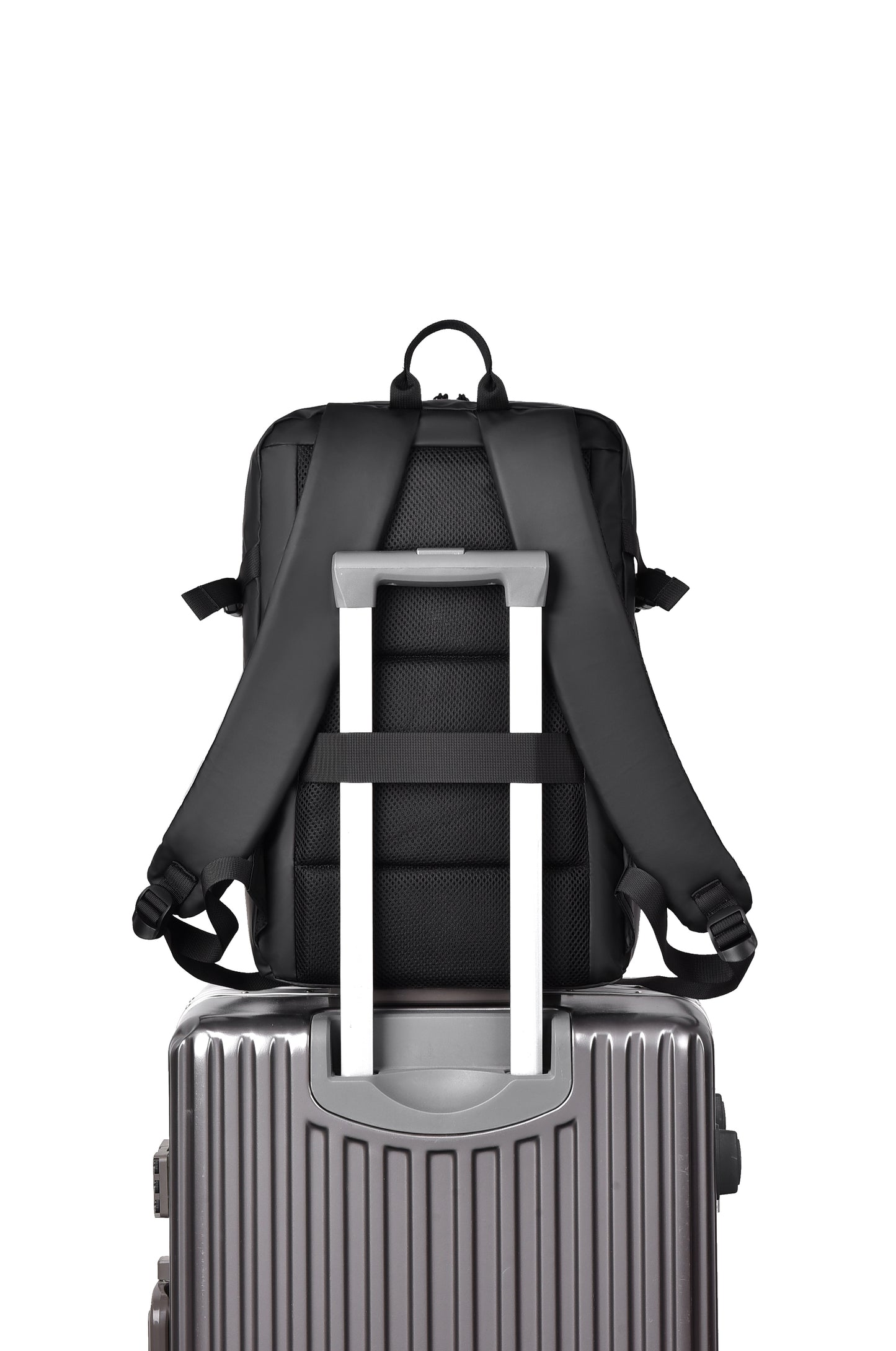 Rovark Sports Backpack - Basketball/Football Compartment Black