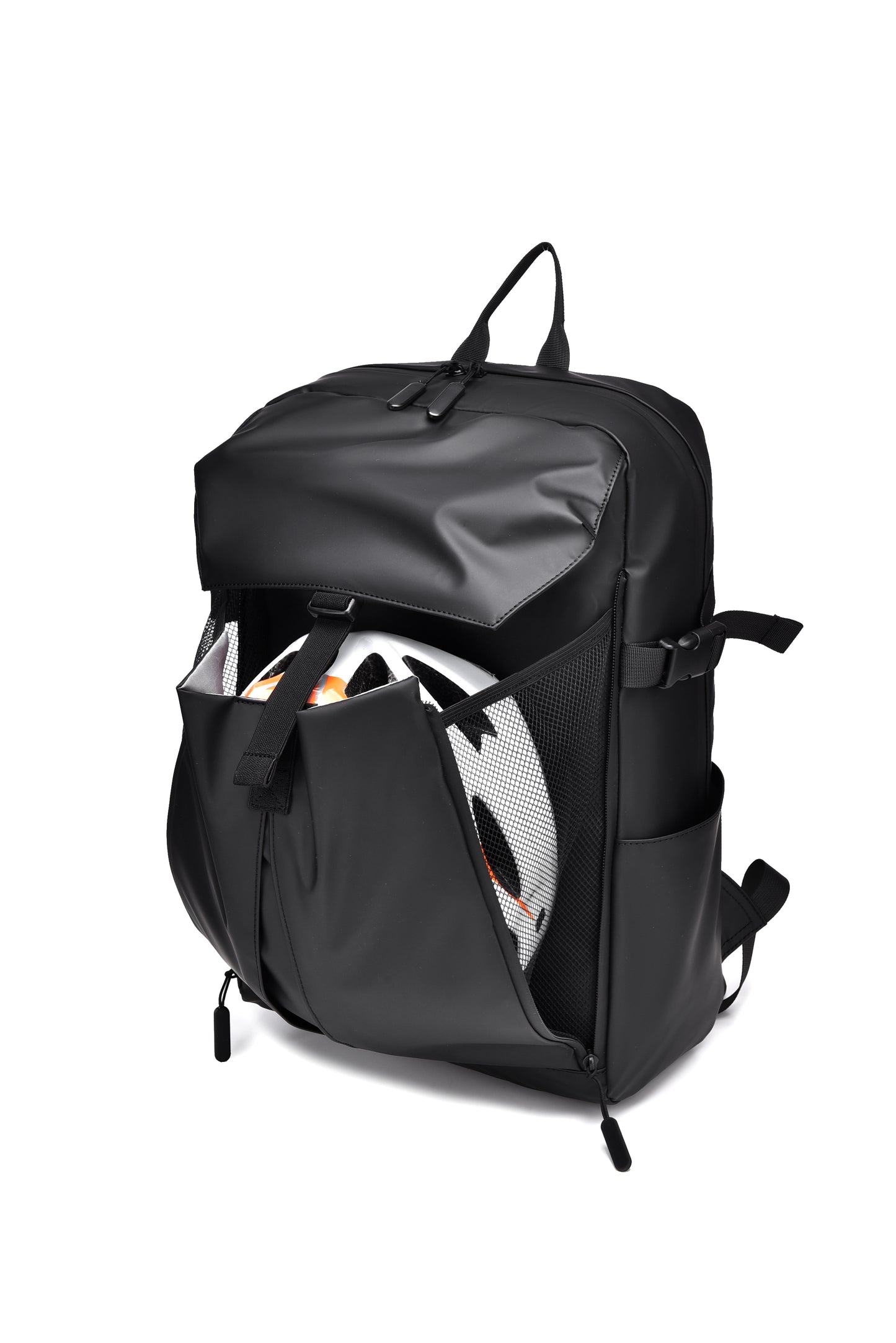 Rovark Sports Backpack - Basketball/Football Compartment Black