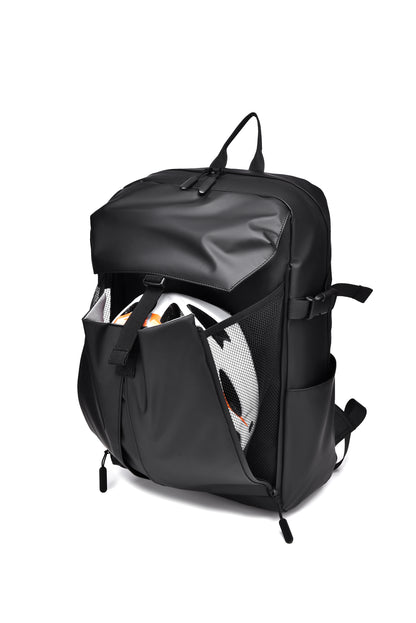 Rovark Sports Backpack - Basketball/Football Compartment Black
