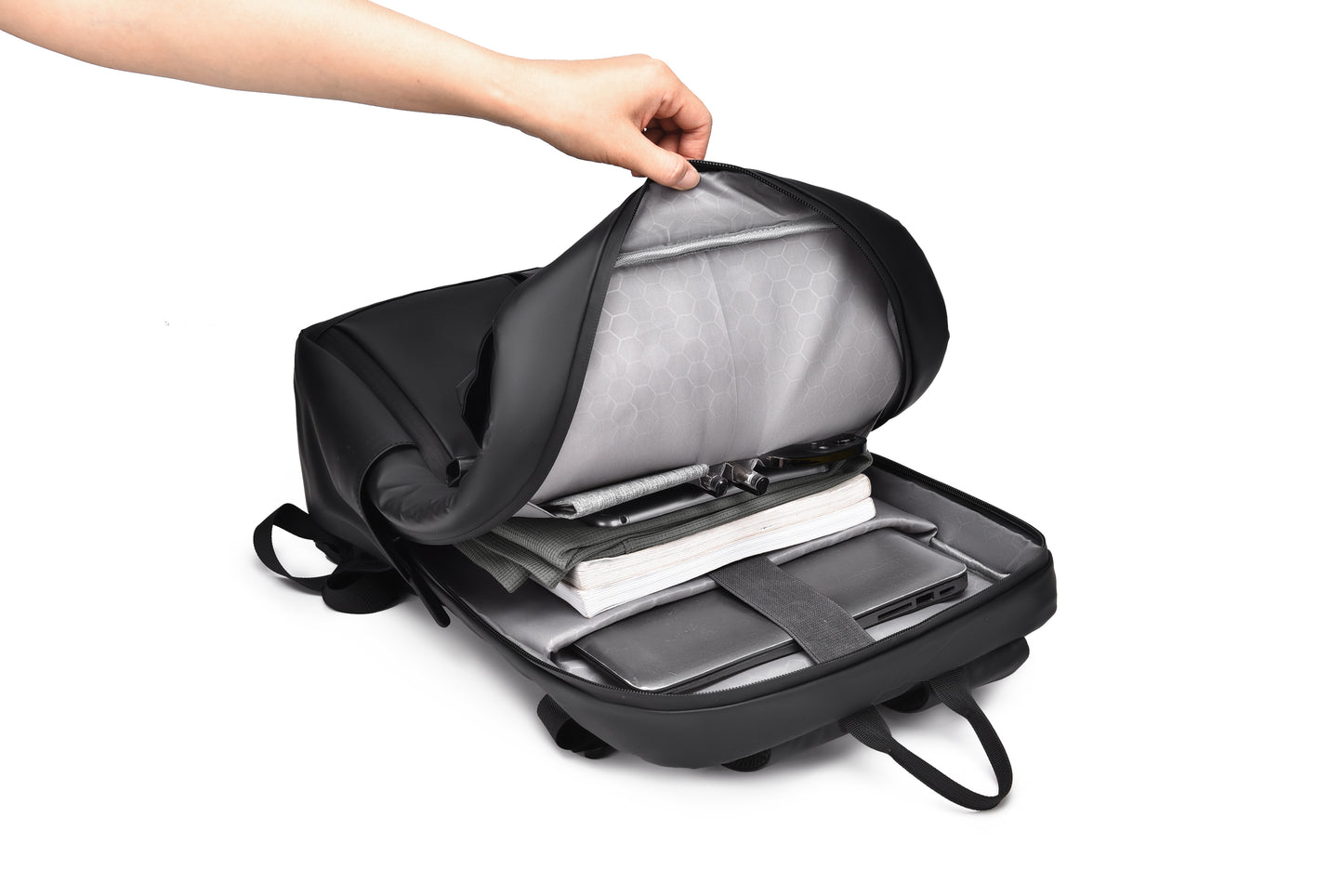 Rovark Sports Backpack - Basketball/Football Compartment Blue