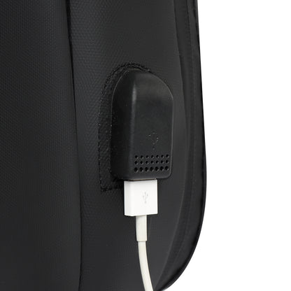 Rovark UrbanSling Bag with Combination Lock, USB Charging Port
