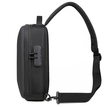 Rovark UrbanSling Bag with Combination lock, USB Charging Port
