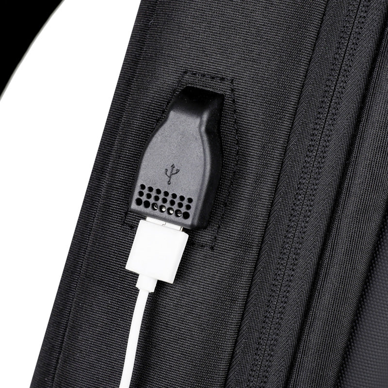 Rovark UrbanSling Bag with Combination lock, USB Charging Port