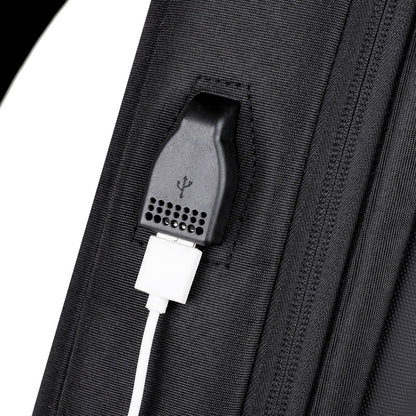 Rovark UrbanSling Bag with Combination lock, USB Charging Port
