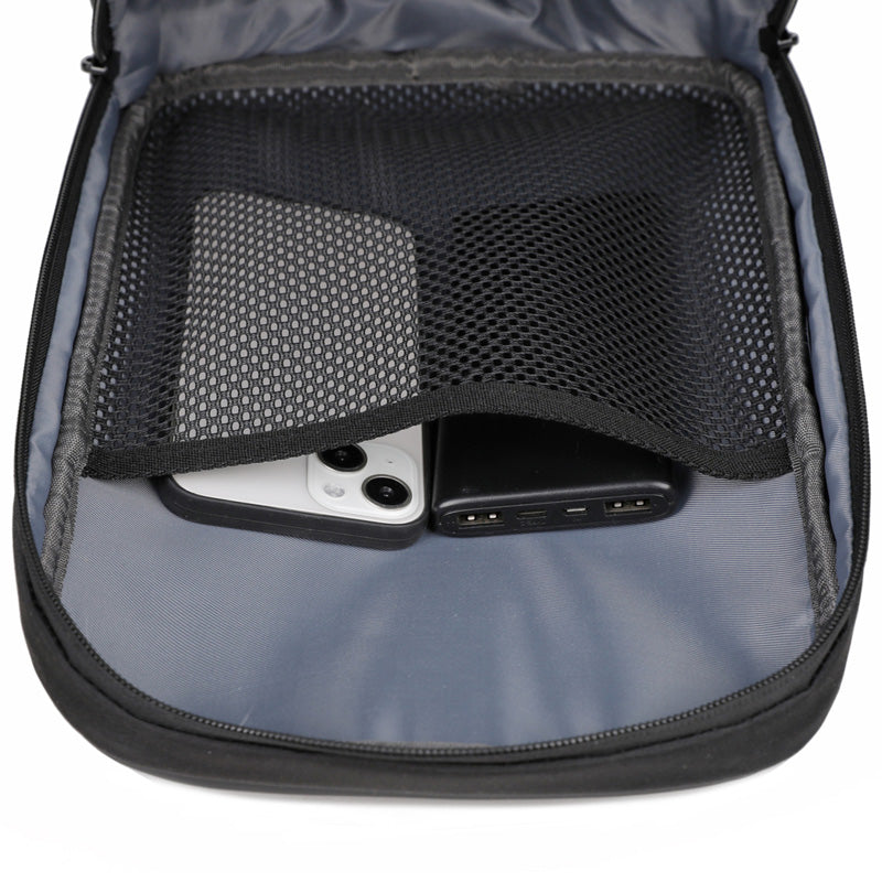 Rovark UrbanSling Bag with Combination lock, USB Charging Port