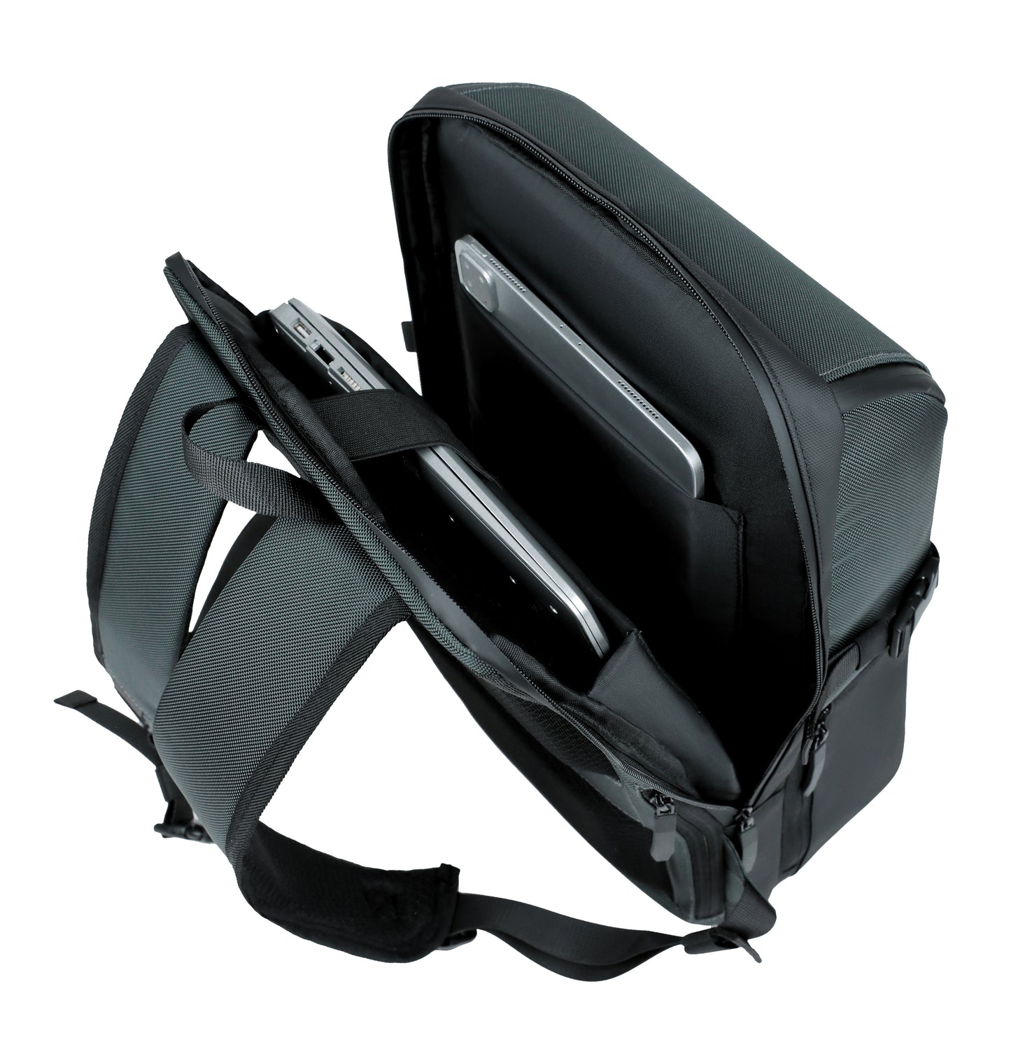 Rovark LuxBiz Multi-Pocket Laptop Backpack Dark Green