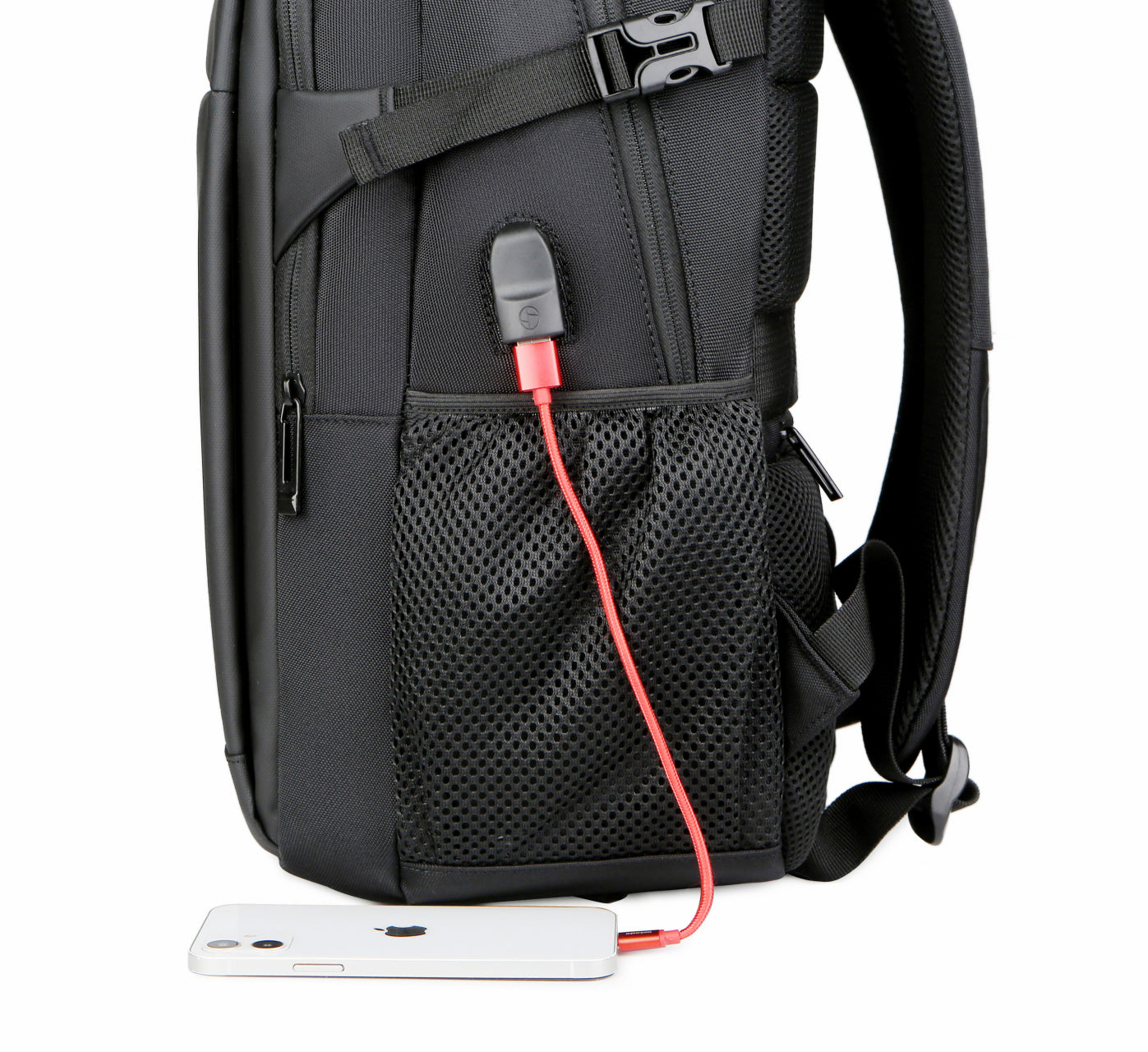 Rovark ProTech Business Laptop Backpack – USB Charging Port, Headphone Cable Port
